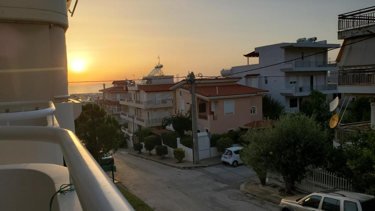 山脚下，舒适温馨海景公寓 Atenas Exterior foto