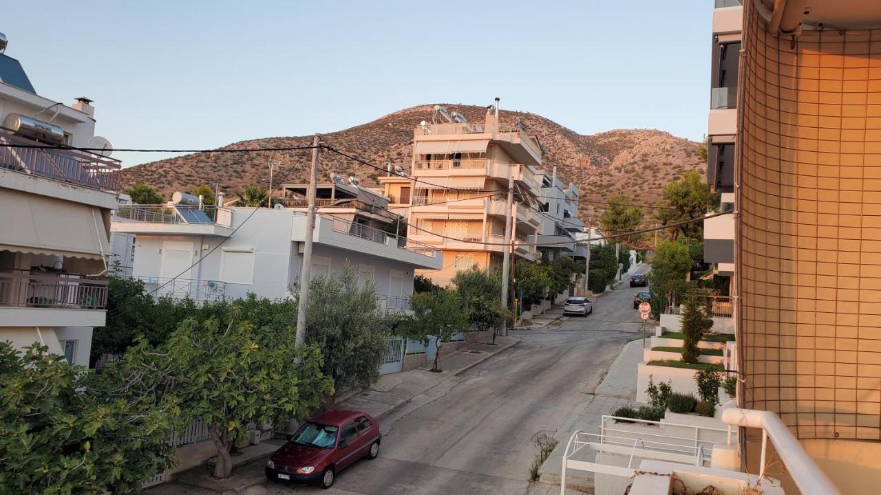 山脚下，舒适温馨海景公寓 Atenas Exterior foto